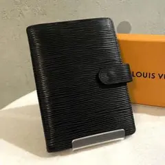 【美品】ルイヴィトン エピ 手帳カバー アジェンダPM 6連 ブラック