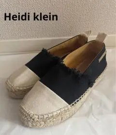 【美品】Heidi kleinハイディクライン　バイカラー　スリッポン