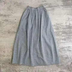 新品　SETTO　シアサッカーロングスカート TRINA SKIRT