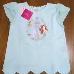 メゾピアノ ディズニー アリエル Tシャツ 130cm 水色