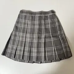 WEGO スクール スカート チェック グレー