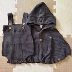 cottoli コトリ ポンチョ ロンパース　セット　70-80 新品未使用