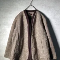 【ヴィンテージ】レトロ MIXカラージャケット 年代物 古着 used AS39
