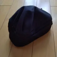 頭部保護用帽子 おしゃれ用 黒