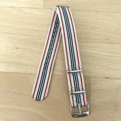 NATOベルト ナイロンストラップ ストライプ 約18mm - 26cm 腕時計