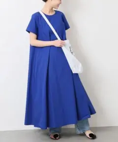 【シミあり】JOURNAL STANDARD ワンピース ロイヤルブルー 半袖