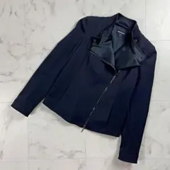 ジョルジオアルマーニ　レディース　ラムレザーライダーズジャケット　38 2025年最新】Giorgio Armani レディース レザージャケット
