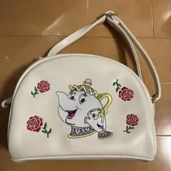 美女と野獣 ポット夫人 チップ 刺繍ショルダーバッグ