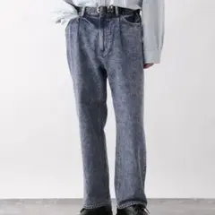 RAGEBLUE ルーズフィットヴィンテージタックデニムパンツ