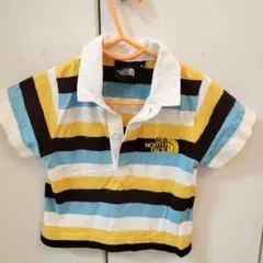 THE NORTH FACE ストライプ ポロシャツ 90