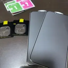 iPhone14Max覗き見防止フィルム ガラスフィルム 2枚セット