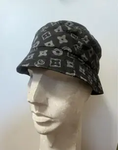 old STUSSY レアお早めに！モノグラム バケットハット S/M 黒 90s USA製 old stussy モノグラム バケットハット - メルカリ