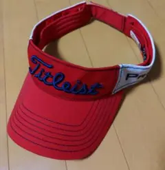 Titleist Pro V1 バイザー 赤