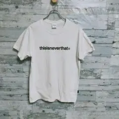 thisisneverthat ホワイト Tシャツ