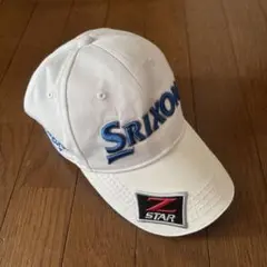 スリクソン Srixon ツアーキャップ　ホワイト×ブルー