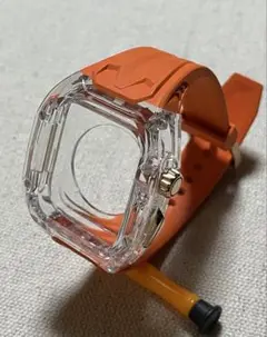 新品未使用Applewatch 44mm/45mm用クリアケース＆ベルト一体型