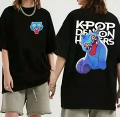 KPOP DEMON HUNTERS Tシャツ ブラック