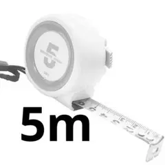 DELI メジャー 5m メジャー·巻き尺 巻尺 巻き尺 高品位炭素鋼製