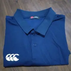 CANTERBURY ラグビー ポロシャツ XLサイズ ネイビー