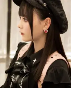 ROJITAキャスケット 黒 ゆあてゃ Amazon.co.jp: ROJITA ロジータ ビジュベルト付きレース