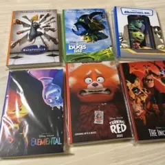 PIXAR ピクサー Happyくじ H賞 ポストカードブック 6種