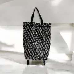 2WAYショッピングキャリーカート トートバッグ 折りたたみ可能・肉球柄