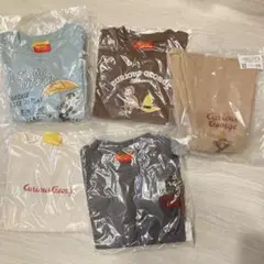 新品　おさるのジョージ　90 5着セット　まとめ