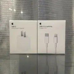 新品未使用 純正 Apple 20W充電器 ＆USB-Cケーブル 1M セット