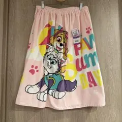 【新品】パウパトロール　スカイ　巻きタオル　ラップタオル　60㎝丈