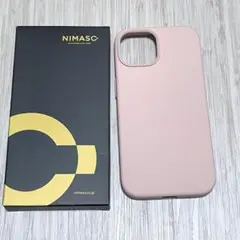 iPhone15用 MagSafe対応 シリコンケース　桜色　ピンク