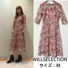 WILLSELECTION❤️ボカシフラワーレースワンピース　ウィルセレクション