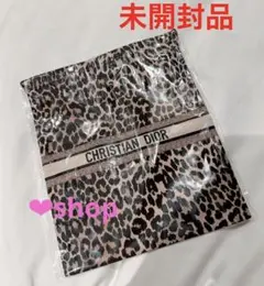 ディオール巾着ノベルティ豹柄レオパードヒョウ柄巾着ポーチ伊勢丹イベント限定品新品
