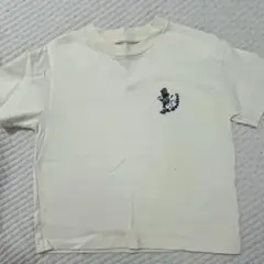 スケートボードキャラクターTシャツ（クリーム色）