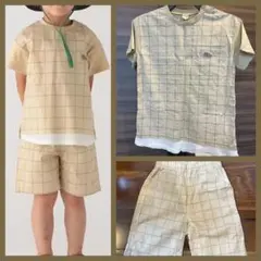 未使用　水通しのみ　petit main プティマイン　セットアップ　130