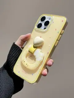 ハート型リング付きイエローカバー