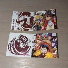 ONEPIECE　ツインステッカーセット　ナツコミ特典