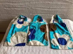 ハンドメイド　手提げ　着物柄　3個セット