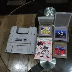 Super Game Boy + ゲームボーイソフト　まとめ3本