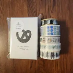 早い者勝ち‼️ASANEL マスキングテープ5個と名刺サイズボックスセット