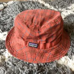 patagonia チェック柄 バケットハット