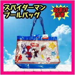 新品未使用 スパイダーマン プールバッグ ビニールトート バッグ 送料無料