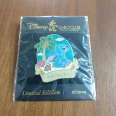 【未開封】スティッチ Disney Card Club ピンバッジ【非売品】