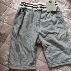 新品未使用　ストライプ 半ズボン　ハーフパンツ 120