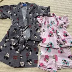 ディズニー甚平　兄妹セット