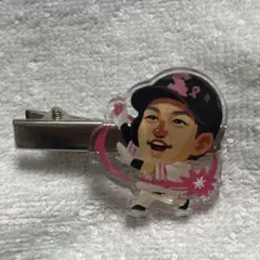 柳田悠岐選手　アクリルヘアクリップ