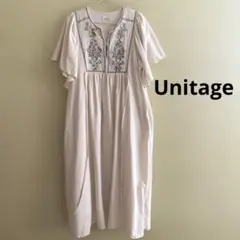 Unitage スパンコール刺繍ワンピース