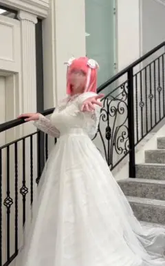 五等分の花嫁 二乃コスプレ ウェディングドレス姿