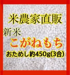 農家直販 最高級品 令和4年 こがねもち もち米 新米 450g