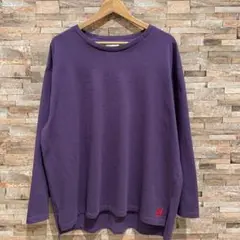 WAX 刺繍L/STEE Sサイズ パープル WX-0244