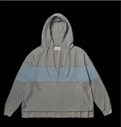 Papier パピエ　Broken Parker グレー papier（パピエ）の「papier/パーカー/Broken parker（パーカー